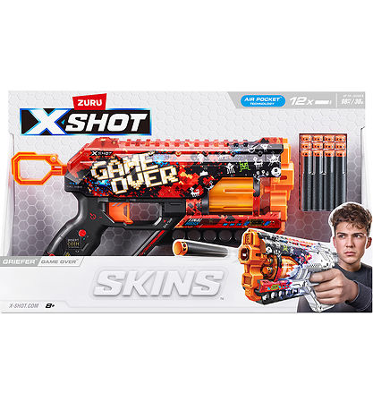 X-Shot Froðubyssa - Skinn - Leik lokið