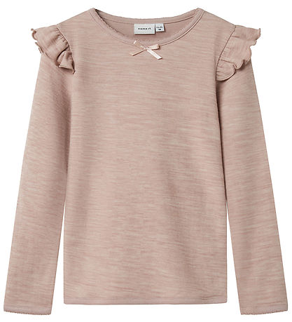 Name It Bluse - Wolle - NmfWyla - Shadow Grau