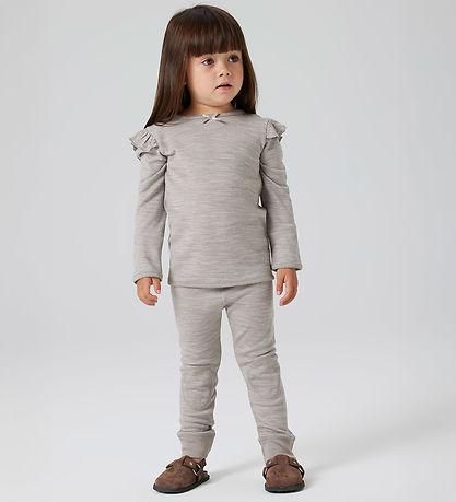 Name It Leggings - Wolle - NmfWyla - Satellit
