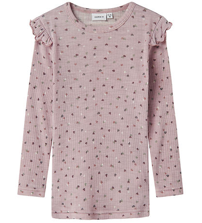 Name It Blouse - Wool - NmfWomi - Shadow Gray/Dutch