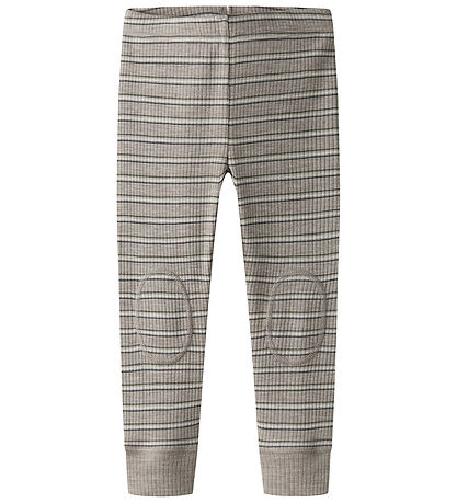 Name It Leggings - Wool - NmmWomi - Satellite/Stripes