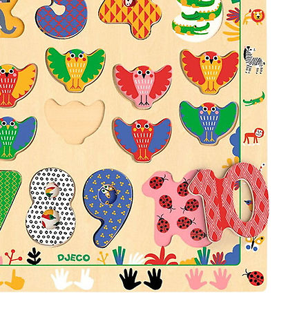 Djeco Puzzlespiel - 1-10 - 20 Teile