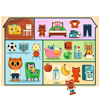 Djeco Jigsaw Puzzle - Puzzlo House - 22 Bricks