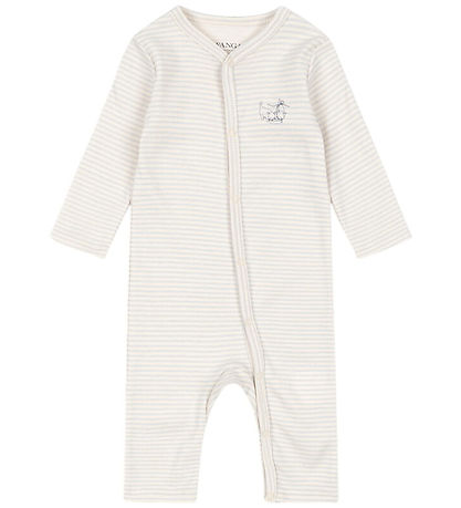 Fanga Fontana Nightsuit - Fio - Tea Stripe Gray Dawn