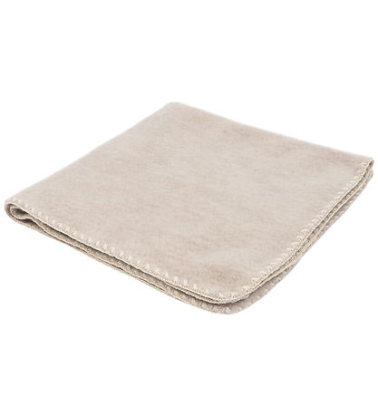 Fanga Fontana Kuscheldecke - 60x60 - Erba - Wollvlies - Beige