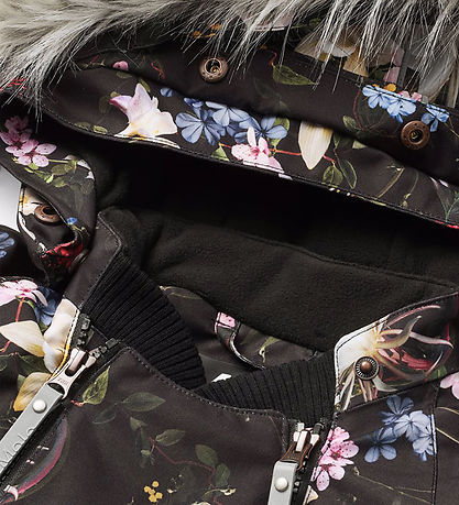 Molo Winterjacke - Hopla - Paisley Blumen m. Pelz