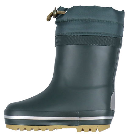 Mikk-Line Rubber Boot w. Lining - Winter Wellies - Darkest Sprou
