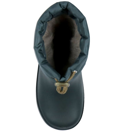 Mikk-Line Rubber Boot w. Lining - Winter Wellies - Darkest Sprou