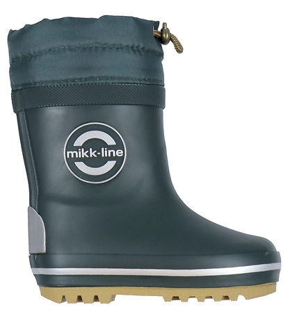 Mikk-Line Rubber Boot w. Lining - Winter Wellies - Darkest Sprou