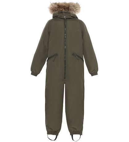 Ver de Terre Schneeanzug m. Pelz - Crocodile