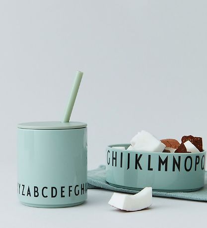 Design Letters Mugg - Tritan - Eat & Learn - Grön