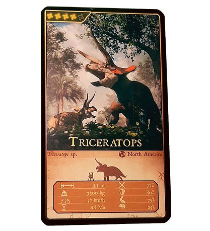 EoFauna - 13.5 x 20 cm - Triceratops Dominant