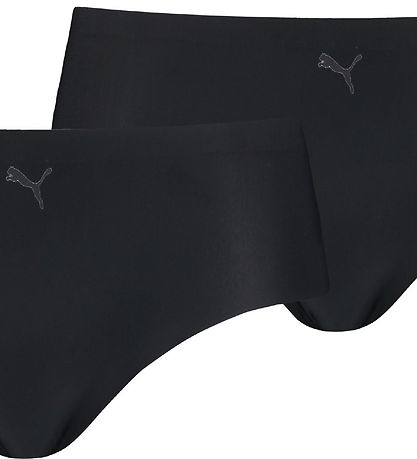 Puma Hipsters - Nahtlos - 2er-Pack - Schwarz