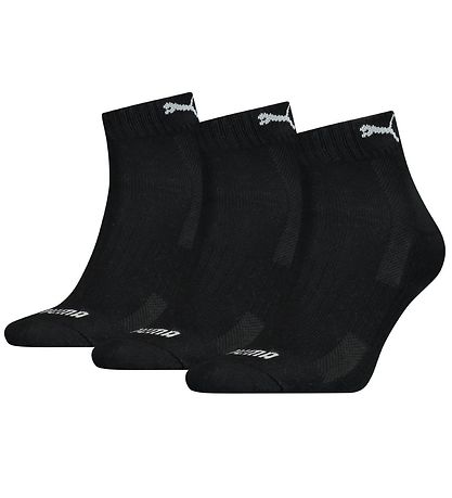Puma Ankle Socks - Quarter - 3-pack - Black - Reliable Shipping