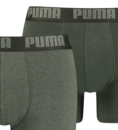 Puma Boxershorts - Basic - 2-pack - Militrgrn
