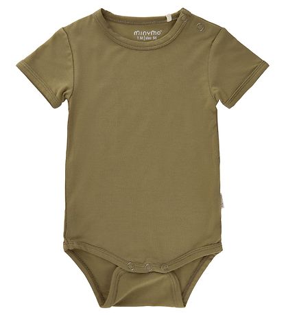 Minymo Bodysuit S/S - Bamboo - Dried Herbs