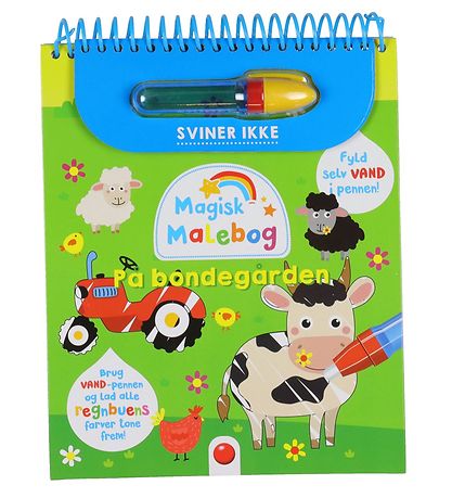 Forlaget Bolden Colouring Book - Magic Colouring Book - On the F