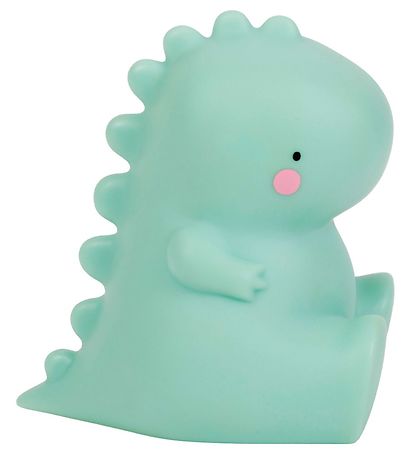 A Little Lovely Company Lampi - 12,5 cm - T-Rex - Grænt