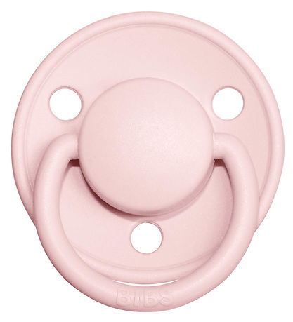 BIBS De Lux Pacifiers - 2-Pack - Size 2 - Round - Haze/Blossom