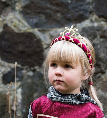 Den Goda Fen Costume - Tiara - Red