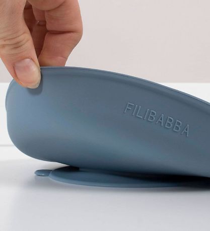 Filibabba Platte - Silikon - 2er-Pack - Powder Blue