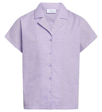 Grunt Shirt - Suisu Check - Light Purple Checkered