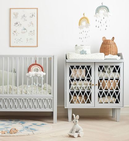 Cam Cam Baby-Mobile - Rainbow - Dusty Green