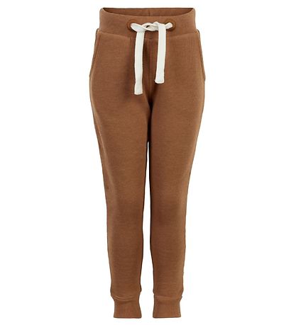 Minymo Sweatpants - 2-pack - Canyon Rose/Brown