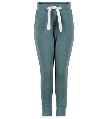 Minymo Jogginghosen - 2er-Pack - Toffee/Aquagrün