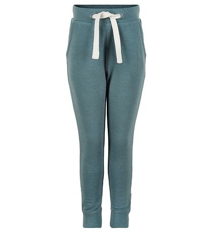 Minymo Sweatpants - 2-Pack - Toffee/Aqua Green