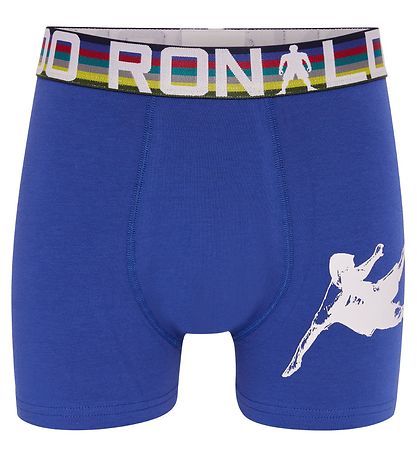 Ronaldo Boxershorts - 2-pack - Blauw/Zwart