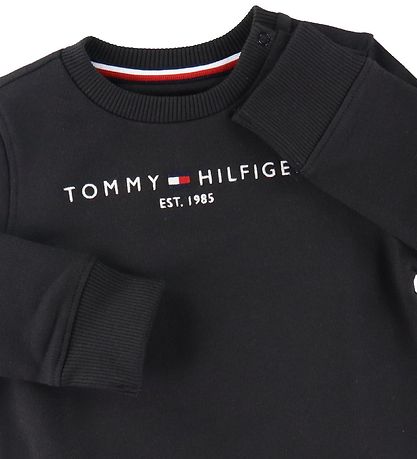 Tommy Hilfiger Sweatshirt - Essential - Organic - Black