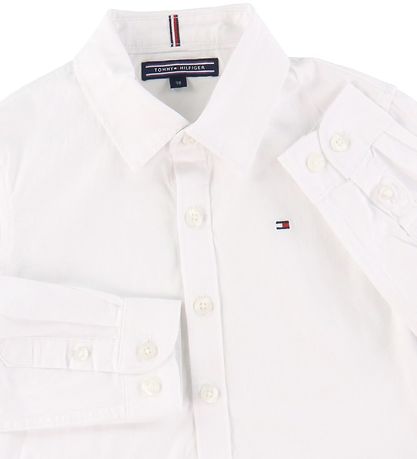 Tommy Hilfiger Shirt - Solid Stretch - Organic - White