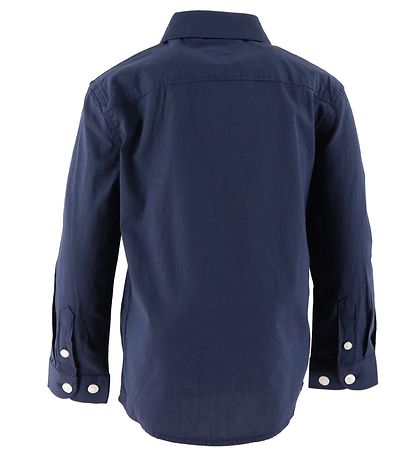 Tommy Hilfiger Hemd - Solid Stretch - Organic - Twilight Navy