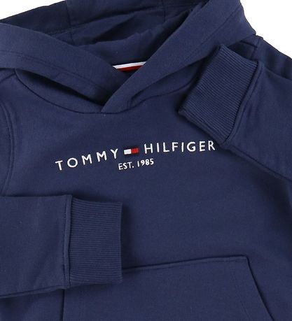 Tommy Hilfiger Hoodie - Essential - Organic - Twilight Marinbl