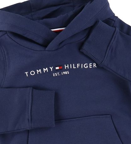 Tommy Hilfiger Kapuzenpullover - Essential - Organic - Twilight 