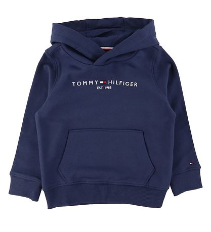 Tommy Hilfiger Hoodie - Essential - Organic - Twilight Marinbl