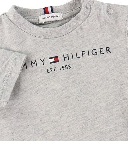 Tommy Hilfiger T-shirt - Essential - Organic - Grey Melange