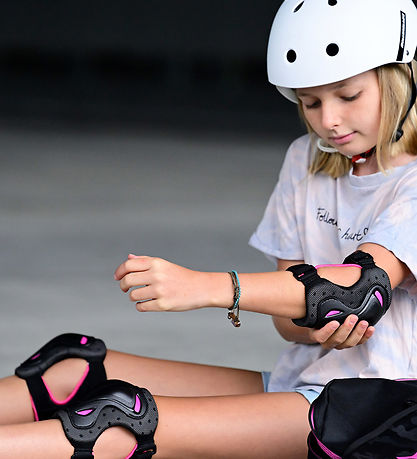 Rollerblade Hlífðabúnaður - Skate Gírar Jr - Svart M. Bleikt
