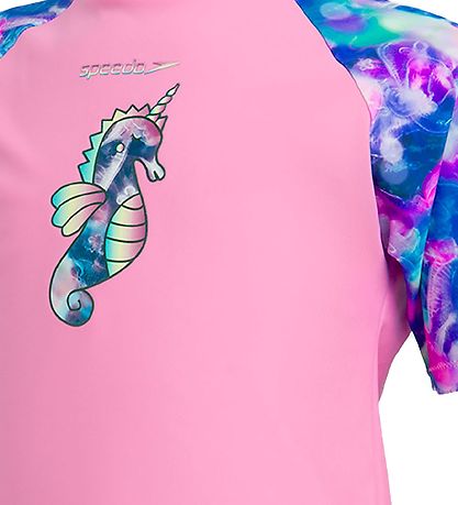 Speedo Badset - UV40 + - Rosa /Spearmint m. Enhörning