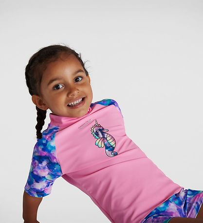 Speedo Badset - UV40 + - Rosa /Spearmint m. Enhörning