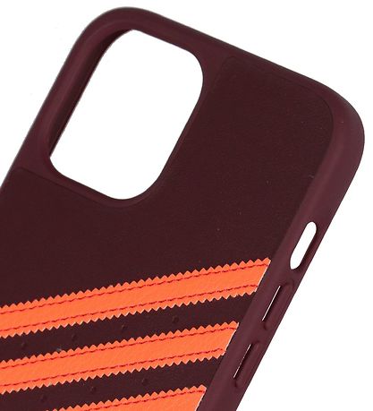 adidas Originals Mobilskal - iPhone 12 Pro Max - Maroon/Solar Or