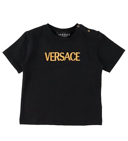 Versace T-shirt - Medusa - Black/Gold