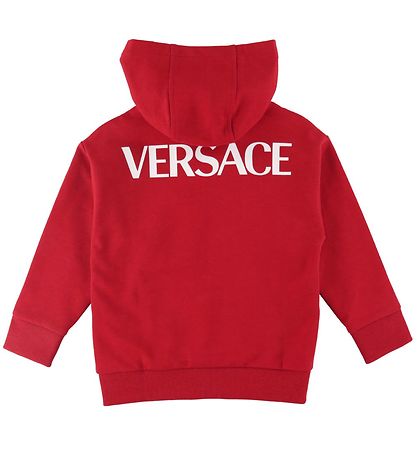 Versace Kapuzenpullover - Medusa - Rot/Wei