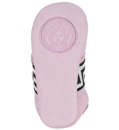 Versace Soft Sole Leather Shoes - Baby Pink