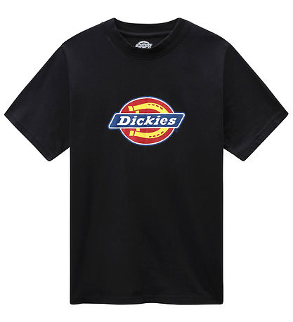 Dickies Stuttermabolur - Tákn Lógó - Svart M. Lógó