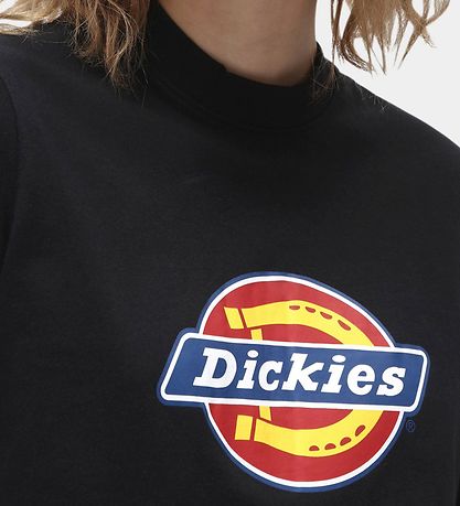 Dickies Stuttermabolur - Tákn Lógó - Svart M. Lógó