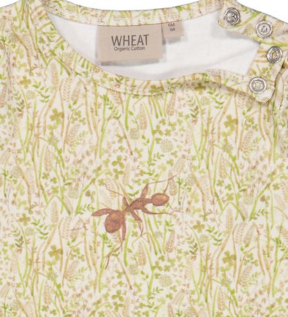 Wheat x Rodinia Bodysuit l/s - Limited - Watercolour Grassland