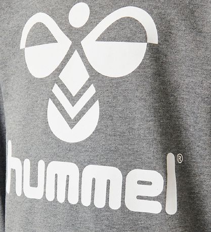 Hummel Kapuzenpullover - Dos - Graumeliert