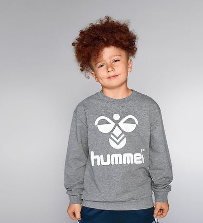 Hummel Sweatshirt - Dos - Grey Melange